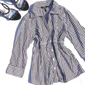 BCBG Paris Button Down Top